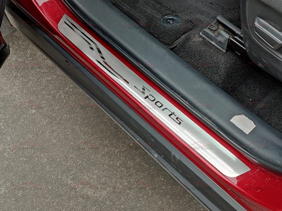 Protector de placa de pie de acero inoxidable para accesorios Kia Rio 22 Foto 3 de 4