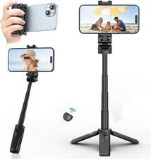 ULANZI JJ02 Selfie Stick Tripod Extendable Grip Phone Tripod 3-in-1 Phone Clip