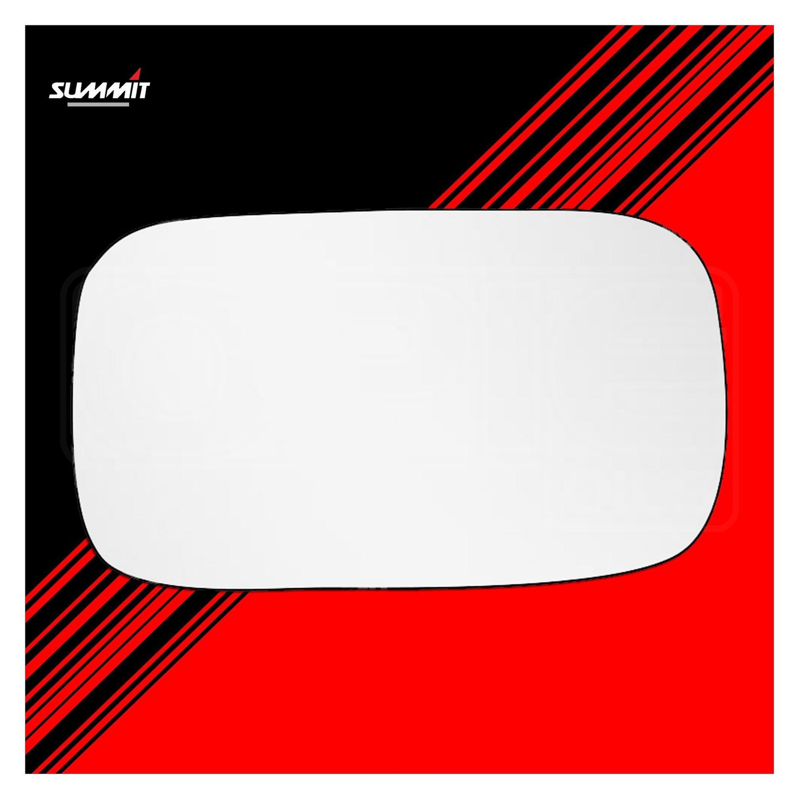 Replacement Mirror Glass - Summit SRG-1058 - Fits Volvo V50 04 to 12 RHS