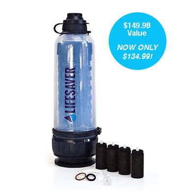Lifesaver 6000 liter Water Purification Bottle