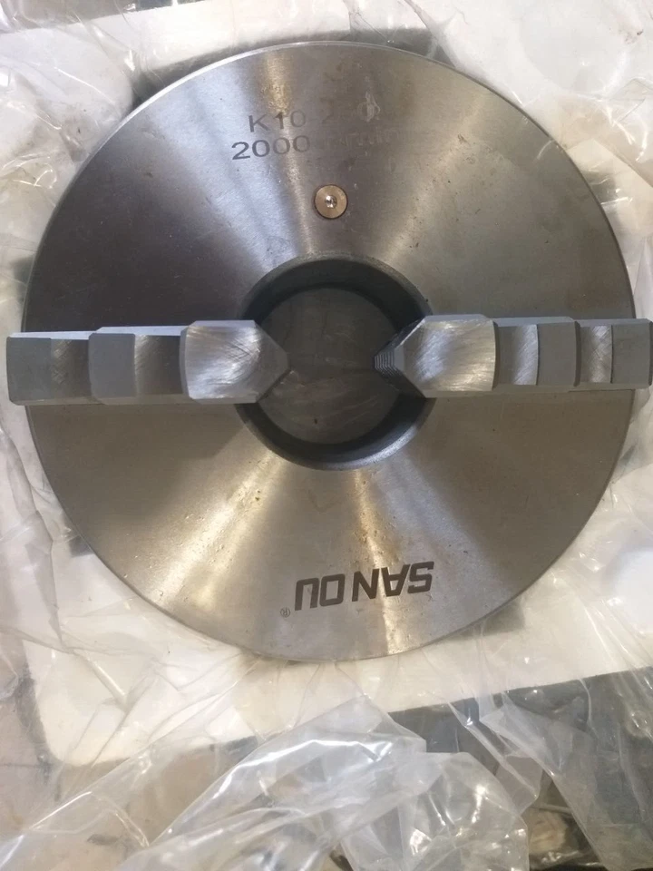 Самоцентрирующийся патрон SANOU с двумя челюстями. 8 дюймов (200 мм). Бесплатная доставка. - Изображение 2 из 3