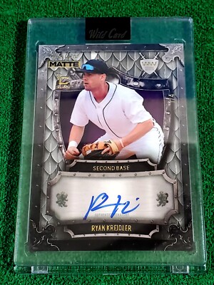 Ryan Kreidler 2024 Wild Card Matte Weekend Warrior Auto Purple 1/4 WWA-RK Tigers