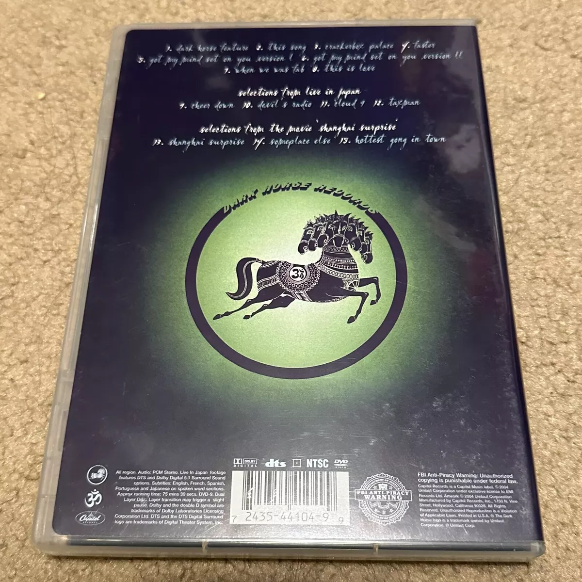 ダーク・ホース・イヤーズ 1976~1992 DVD-