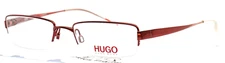 HUGO BOSS HG15593 BU Burgundy Womens Rectangle Eyeglasses Frames 51-18-140 B:26