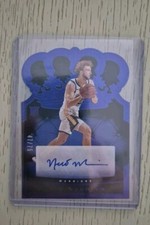 2020-21 Panini Crown Royal NBA Nico Mannion Golden State Warrions Auto 47/75 Blue