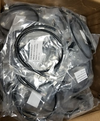 Box of 100 pcs 4PR, CAT5E Patch Cord, 2FT, Black, SKBAWA-s007 xx