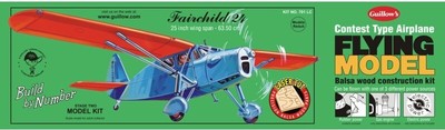 Guillows 701 25 '' Flügelspanne Fairchild 24 Laserschnitt Set