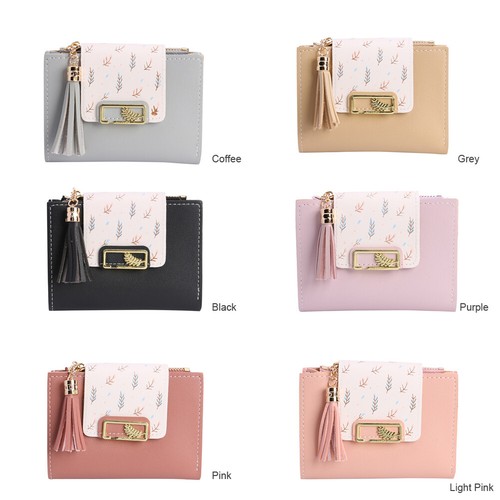 Women Mini Money Clip PU Leather Card Bag Short Wallet Bags Fashion Clutch Bag Q - Bild 2 von 21