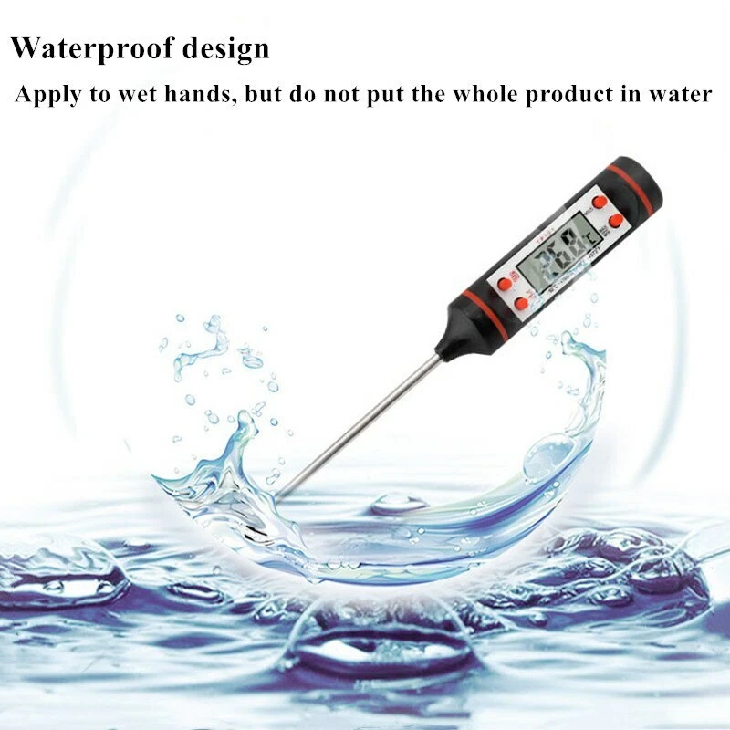 Handy Water Temp Gauges Food Thermometer Digital Display Temperature  Sensors | eBay