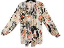 Show Me Your MUMU XS Blouse Floral Tunic Hippie Dippie Enchanted Florist