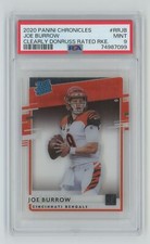 2020 Panini Chronicles Clearly Donruss Rated Rookie Autographs Holo Mosaic Joe