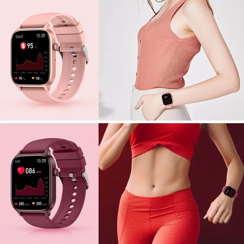 Reloj Inteligente Mujer Hombre Llamada BluetoothSmartwatch Para Iphone Android - Picture 3 of 14