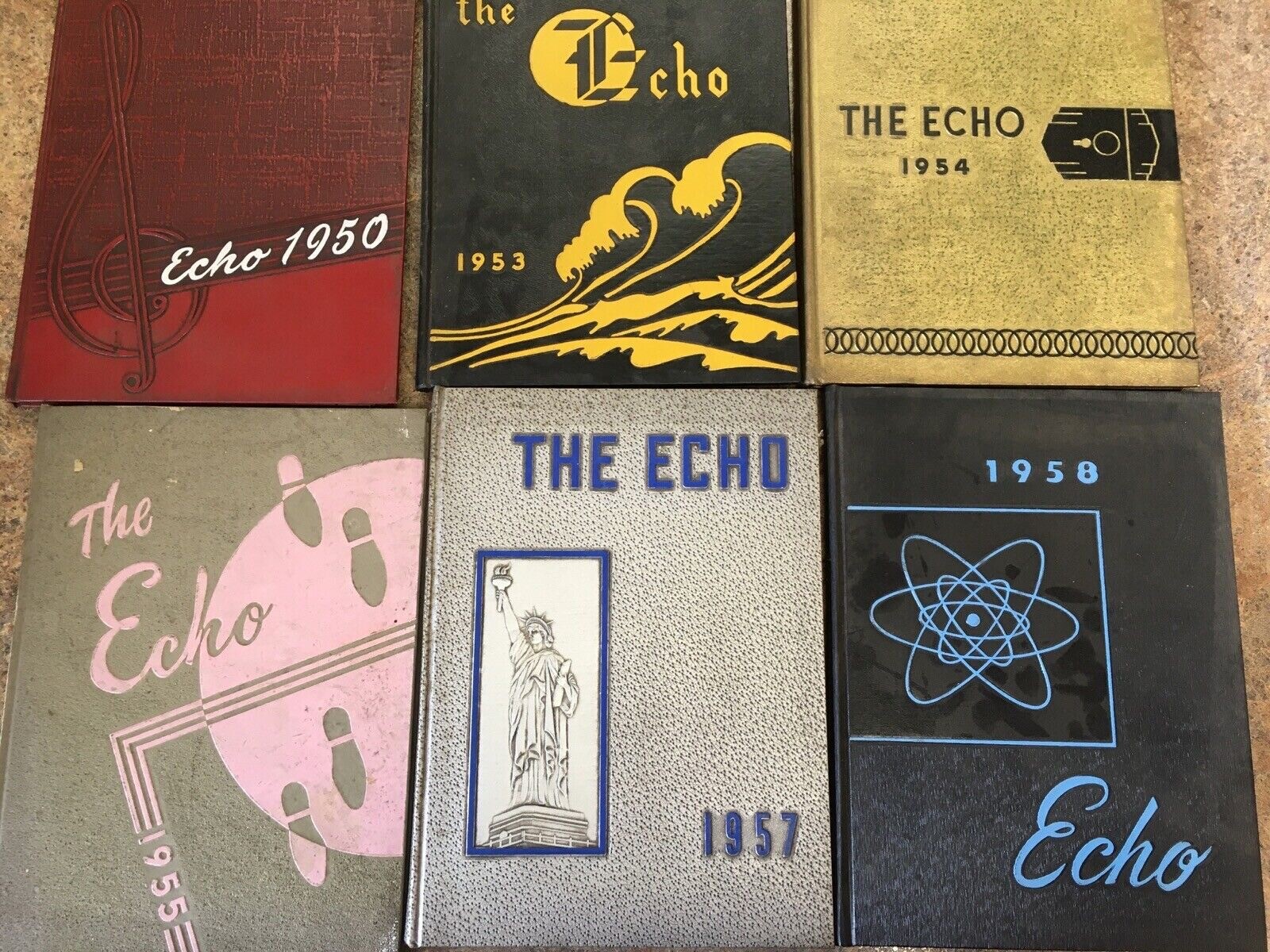 1950 Curwensville High School, Curwensville, PA Yearbook, Echo, No