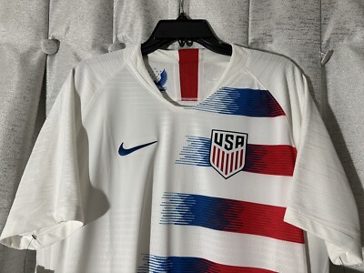 USA 2018 Home Nike Vaporknit Soccer Jersey Size Medium NWT 893904