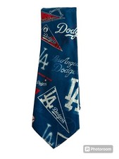 LA Dodgers Tie Cravate Cotton Unisex champions Hand Made NWT baseball Fan Gift