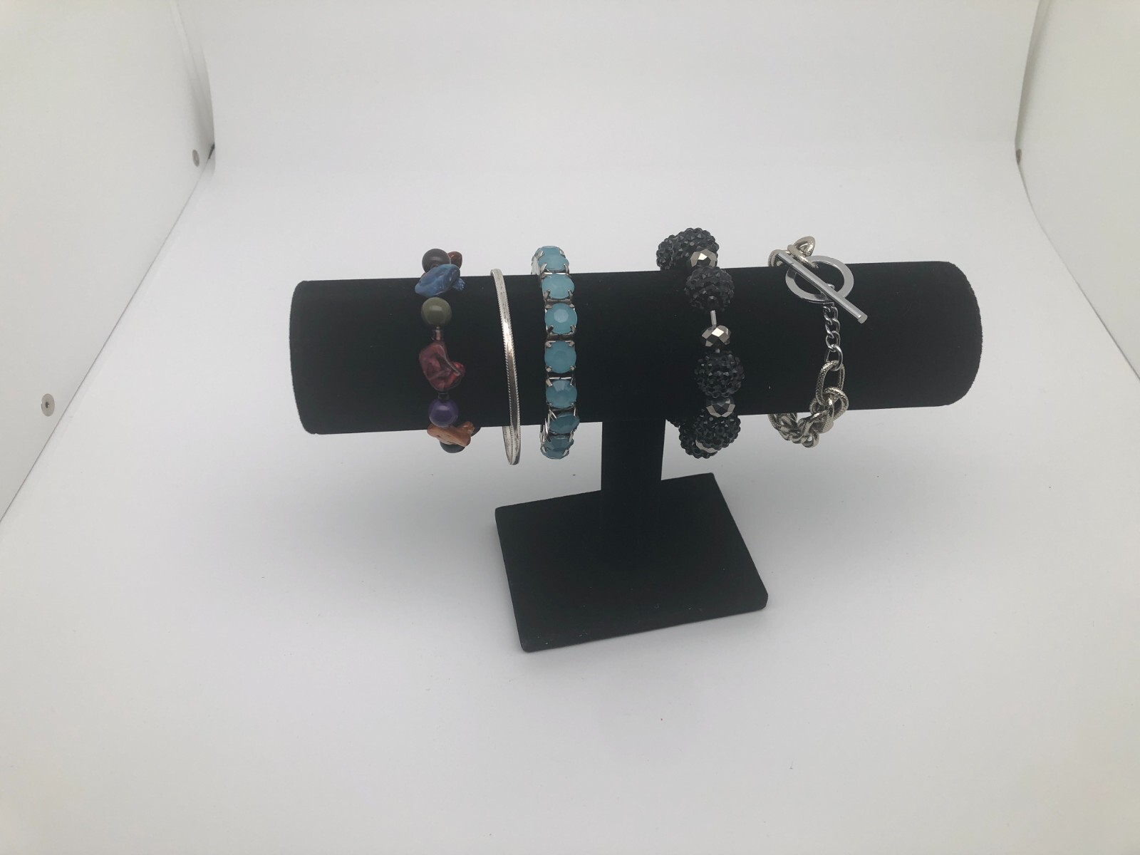 Bangle, Stretch, &  Clasp Bracelets Lot of 5-image