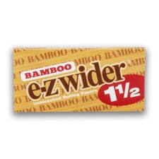 EZ Wider Rolling Papers Bamboo 1 1/2 1 Booklet Tracking