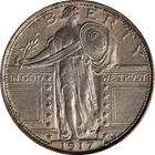 1917-P Type 1 Standing Liberty Quarter ICG MS63 FH Nice Eye Appeal Nice Strike