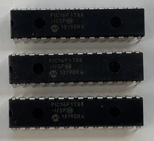 Microchip PIC 16F1788 Microcontroller 28 pin PDIP Lot of 3