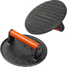 7 Inch Burger Smasher,Patty Smasher,Hamburger Smasher Press,Griddle Press, Bacon