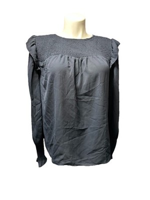 Sharagano Women s XL Top Blue Long Sleeve Comfort Stretch Shirt