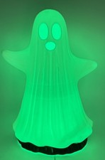 Hyde And Eek Halloween Ghoulish Glow Blow Mold Ghost