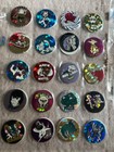 Vintage POGs Milk Caps Mixed Lot Holographic Skull 8 Ball Designs 1993 — photo 3