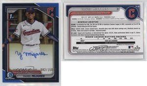 2024 Bowman Chrome Prospect Blue Refractor /150 Yaikel Mijares #CPA-YMI Auto