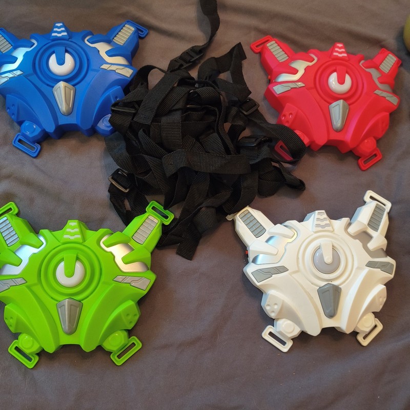 Laser Tag Game Play22 4) Star-Shape Target's Accessories w/ Straps - No Guns 