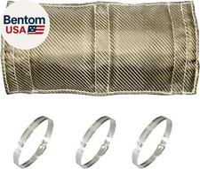 Titanium Pipe Heat Shield 6" X 12'' Exhaust Heat Shield Motorcycle Heat Guard Co