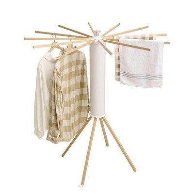 JOOM Four Legs Clothes Drying Rack, Garment Rack Portable and Foldable Space ...