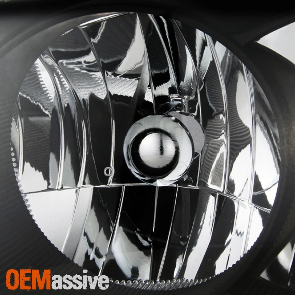 Faros de repuesto con bisel negro para Dodge Dakota 2005 2006 2007 L+R faros Foto 4 de 4