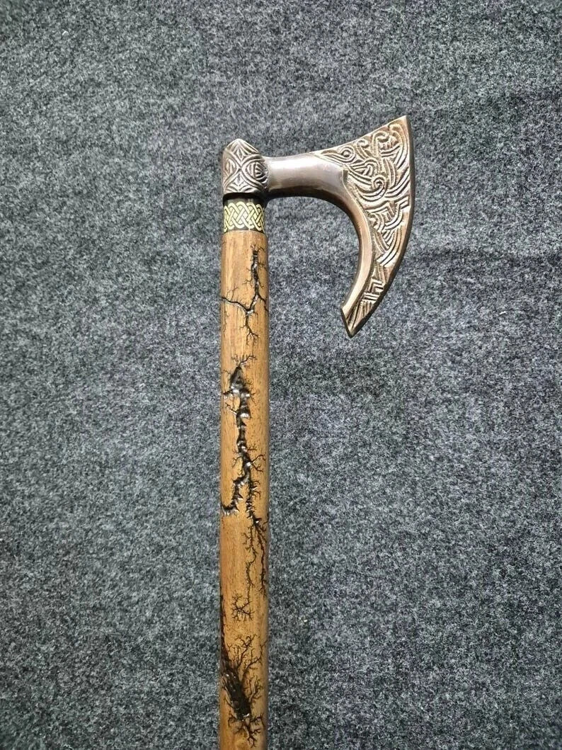 Engraved Unique Designed Solid Head Elegant Handl… - image 1