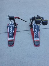 Used DW 5000 Lefty Double Bass Drum Pedals Fo...