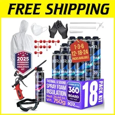High Density Spray Foam Kit - Heat Acoustic Insulation