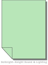 Lee Filters 242 Fluorescent 4300k Lighting Gel Sheet