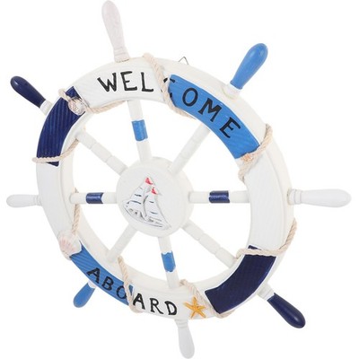 45 CM Steuerrad Deko Schiffchen Heimdekoration Strand-Themen-