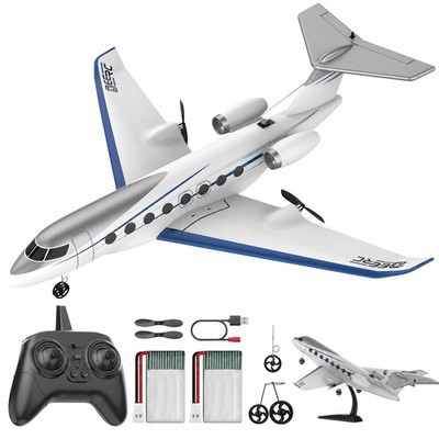 DEERC Z67 RC Plane, 3CH Remote Control Airplane with 6-Axis Gyro, Ready-to-Fl...