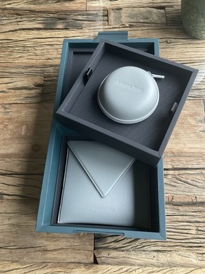 Audemars Piguet Watch Travel Case& Cleaning Kit Care Set Authentic Novelty Gray