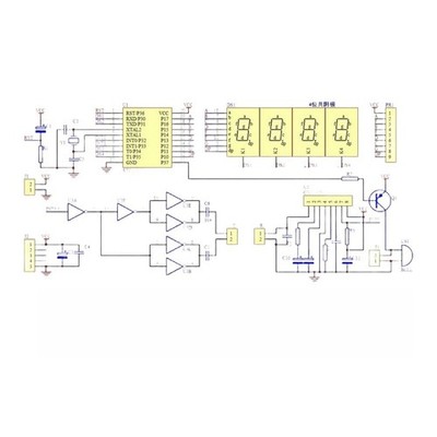 DIY Entfernungsmesser Elektronik Kit mit Summer Signal und Digitalanzeige Panel
