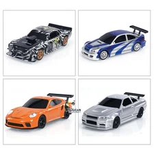 US Stock 1:43 4WD 2.4G RC Mini Drift Racing Electric Ready to Run Car Toy Battey