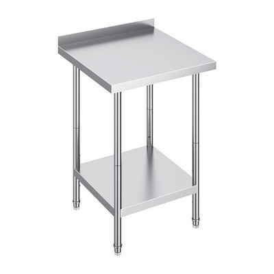 Uimoso Stainless Steel Food Prep Work Table Kitchen Work Table With Backsplash