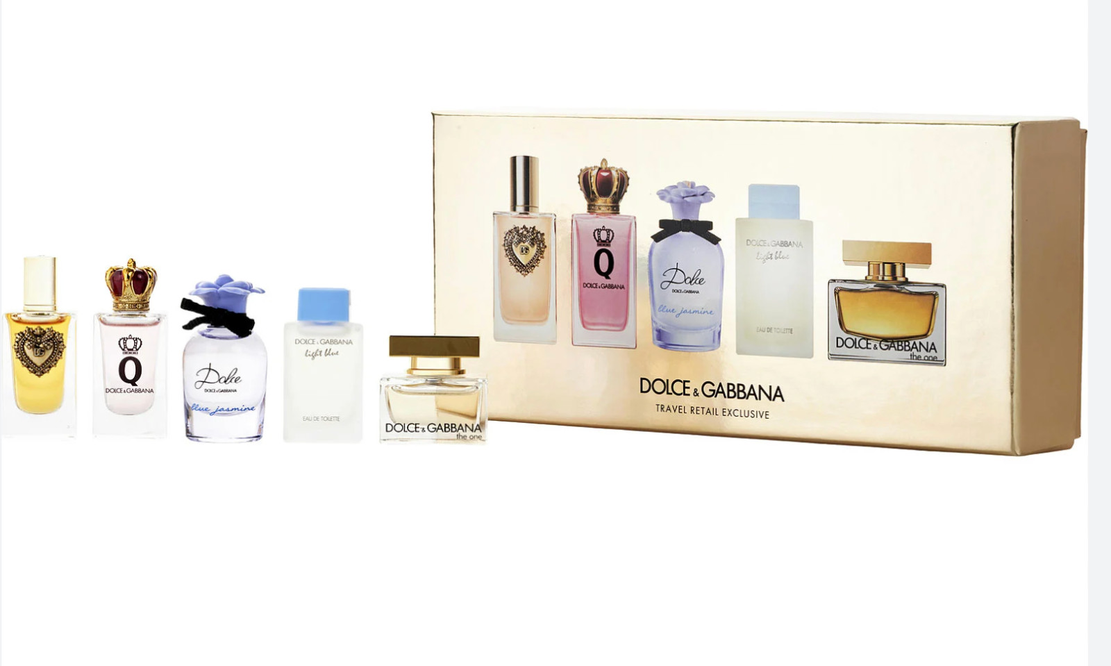 Dolce & Gabbana Mini Set 4x5ML +4.5 ML (For Women)