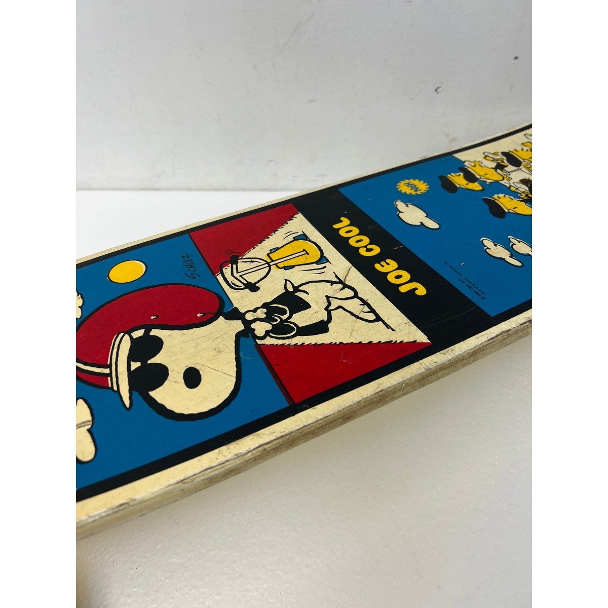 Vintage Nash Peanuts Joe Cool Skateboard Scooter Snoopy Woodstock