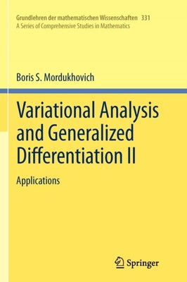Mordukhovich - Variational Analysis and Generalized Differentiation II - X555z