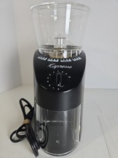 Capresso 560 Coffee Grinder – Black, Excellent Condition Adjustable Grind Tested