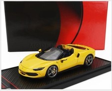 Bbr-Models BbRC268C Ferrari - 296 GTS Spider 2022 - Giallo Modena - Yellow - 1/4