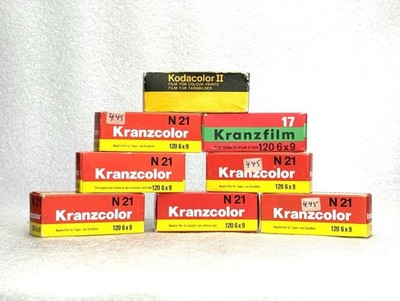 Expired 8x Film 120 Kodacolor II Kranzcolor N21 6x9 Kranzfilm 17 - Sakuracolor