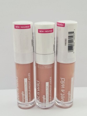 Wet n Wild Megaglo Lip & Cheek Color 0.22fl.oz. Rosy Romance.  QTY:3