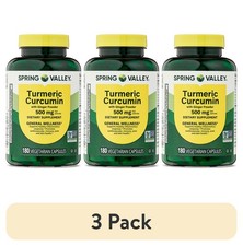 Turmeric Curcumin & Ginger Supplement - 3 Pac...